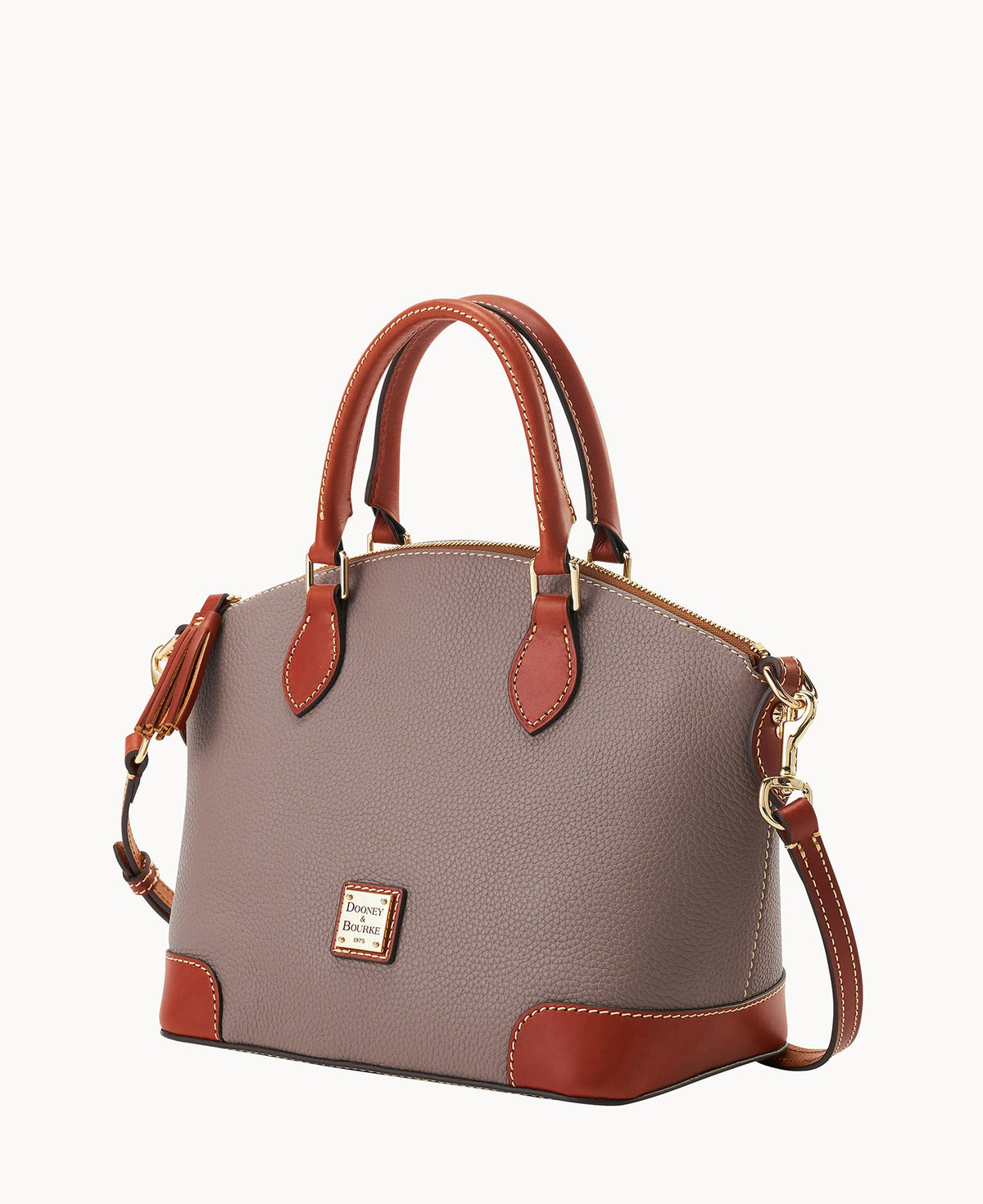 Pebble Grain Geena Satchel